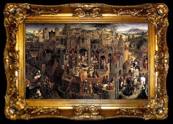 framed  Hans Memling Scenes from the Passion of Christ, ta009-2